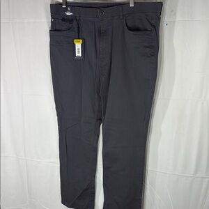 Hart Schaffner Marx Straight Fit Flat Front Grey Jeans Size 40x32